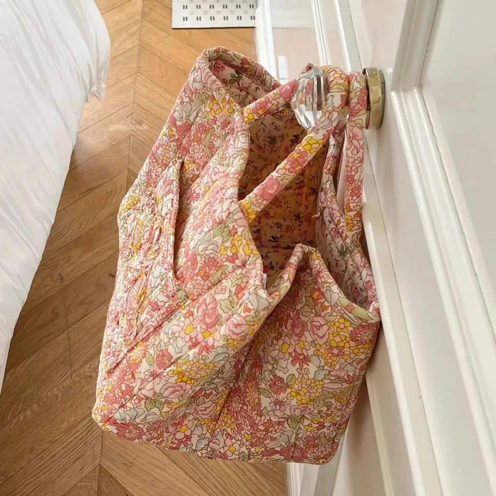 Floral Fabric Storage Bins